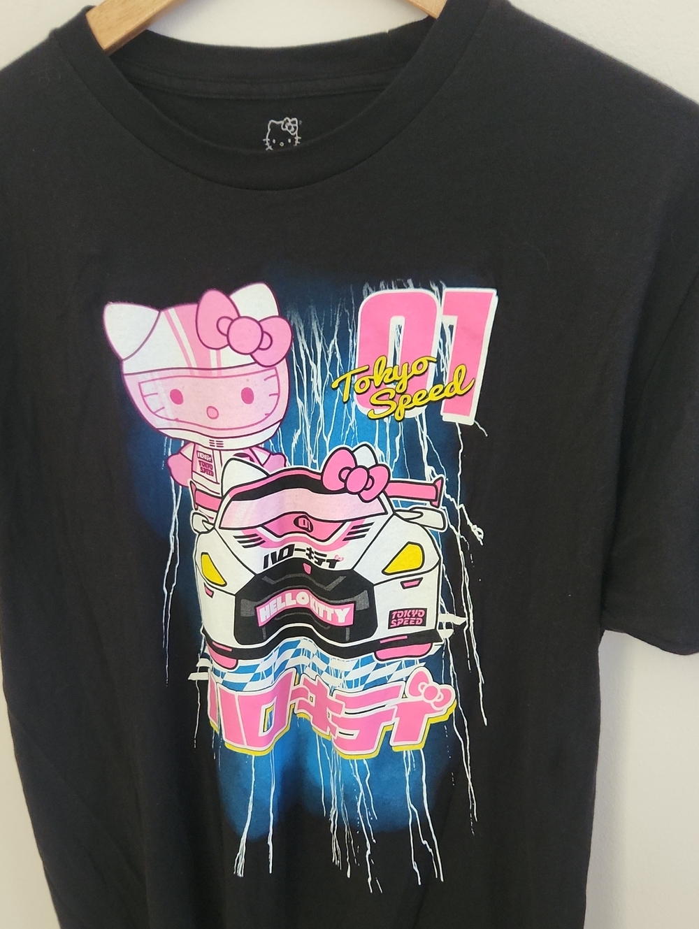 Hello Kitty Tokyo Speed Racing T-shirt Large Kawaii Japan - Picture 3 of 5
